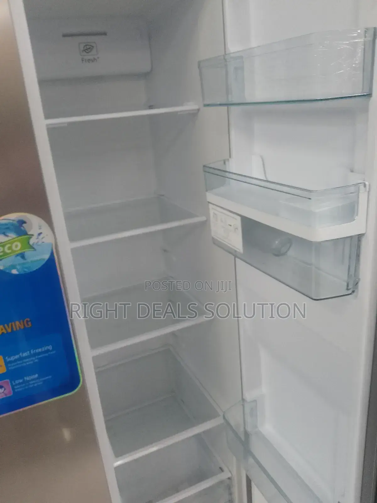 Polystar 620l Side-by-Side Fridge Freezer With Inverter Compressor