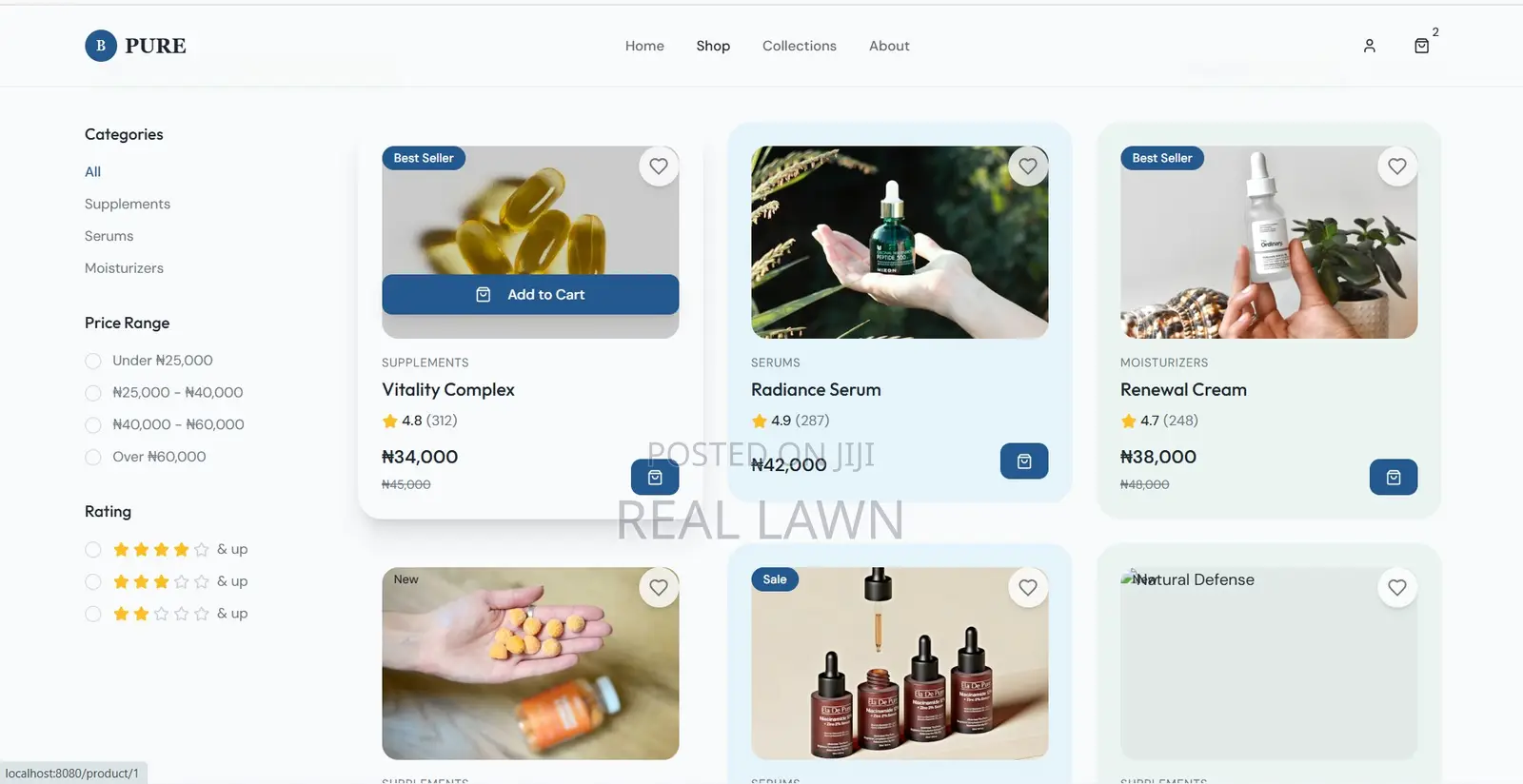 Online Store Website Development With Payment Integration (E-Commerce)