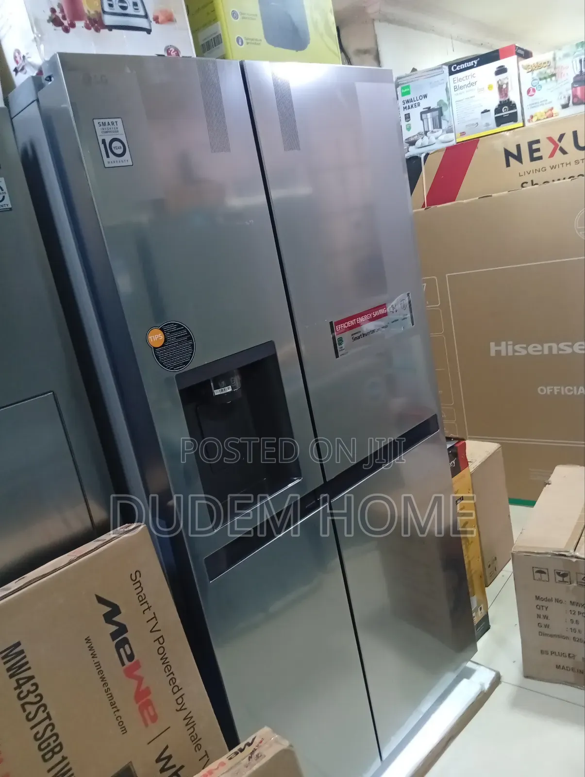 Lg Side by Side Refrigerator Smart Inverter