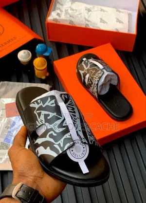 Hermes Leather Slippers Size 40-46