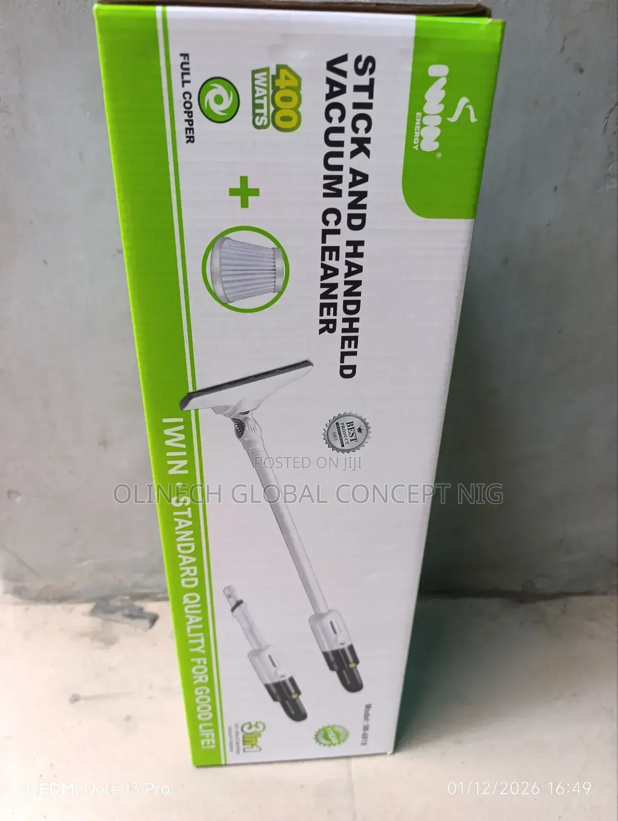 Iwin Stick And Handle Vacuum Cleaner