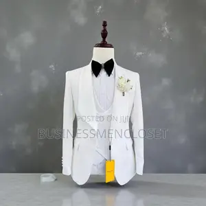 High Quality White Wedding Tuxedo Suits