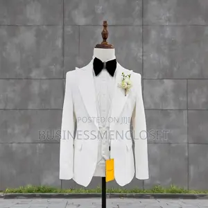 High Quality White Wedding Tuxedo Suits