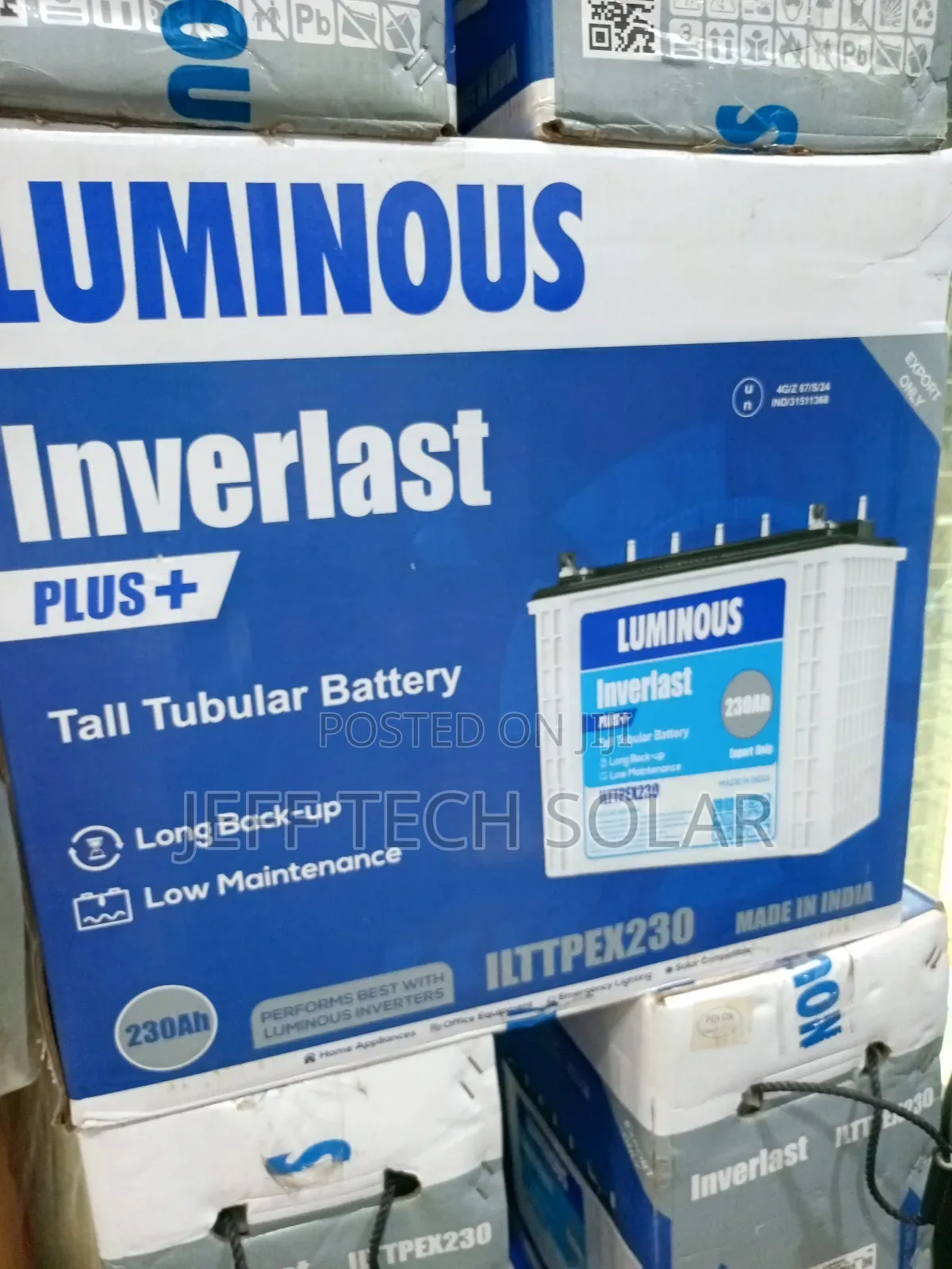 Luminous Tubular Battery