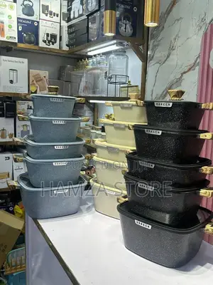 Uakeen Granite Non-Stick Cookware Sets.