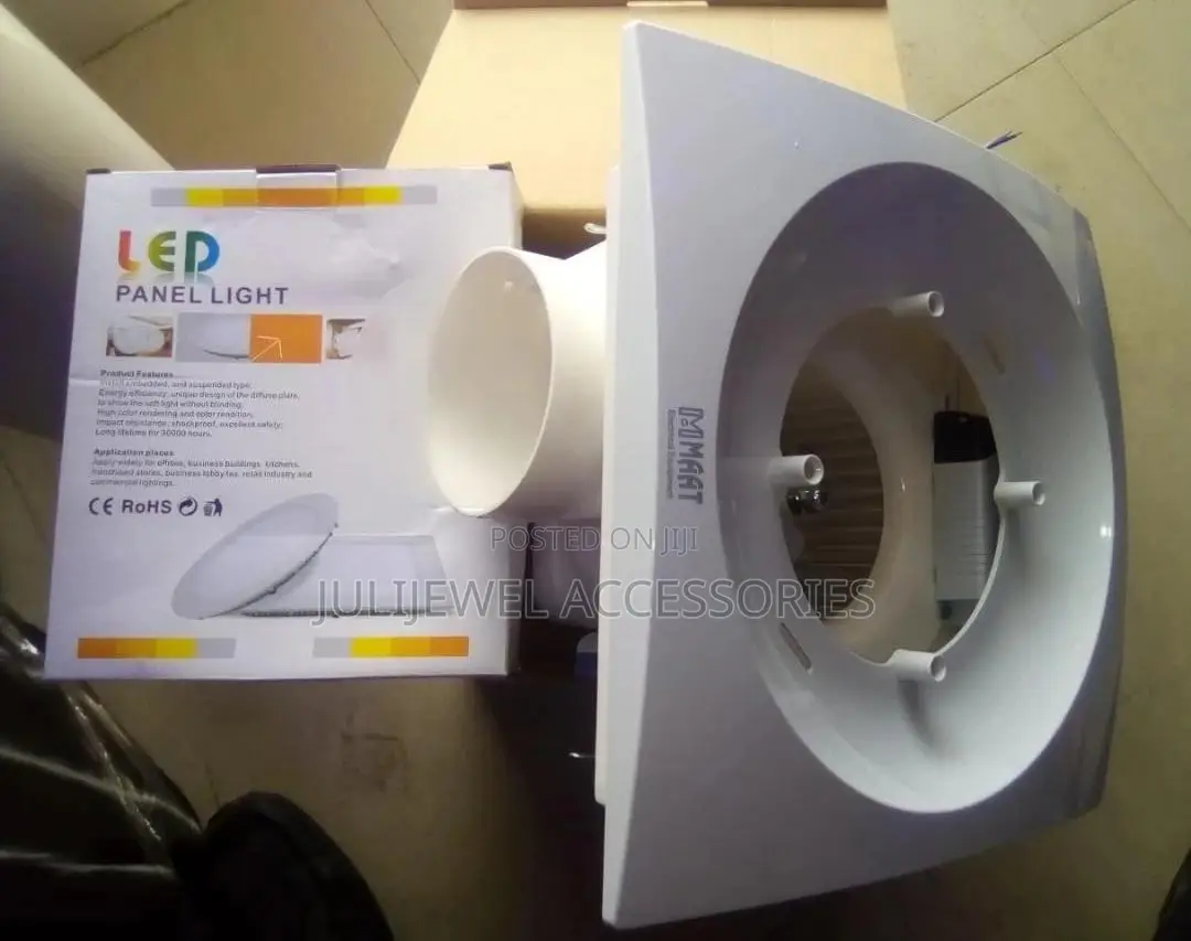 Ceiling Extractor Fan With LED Light Panel