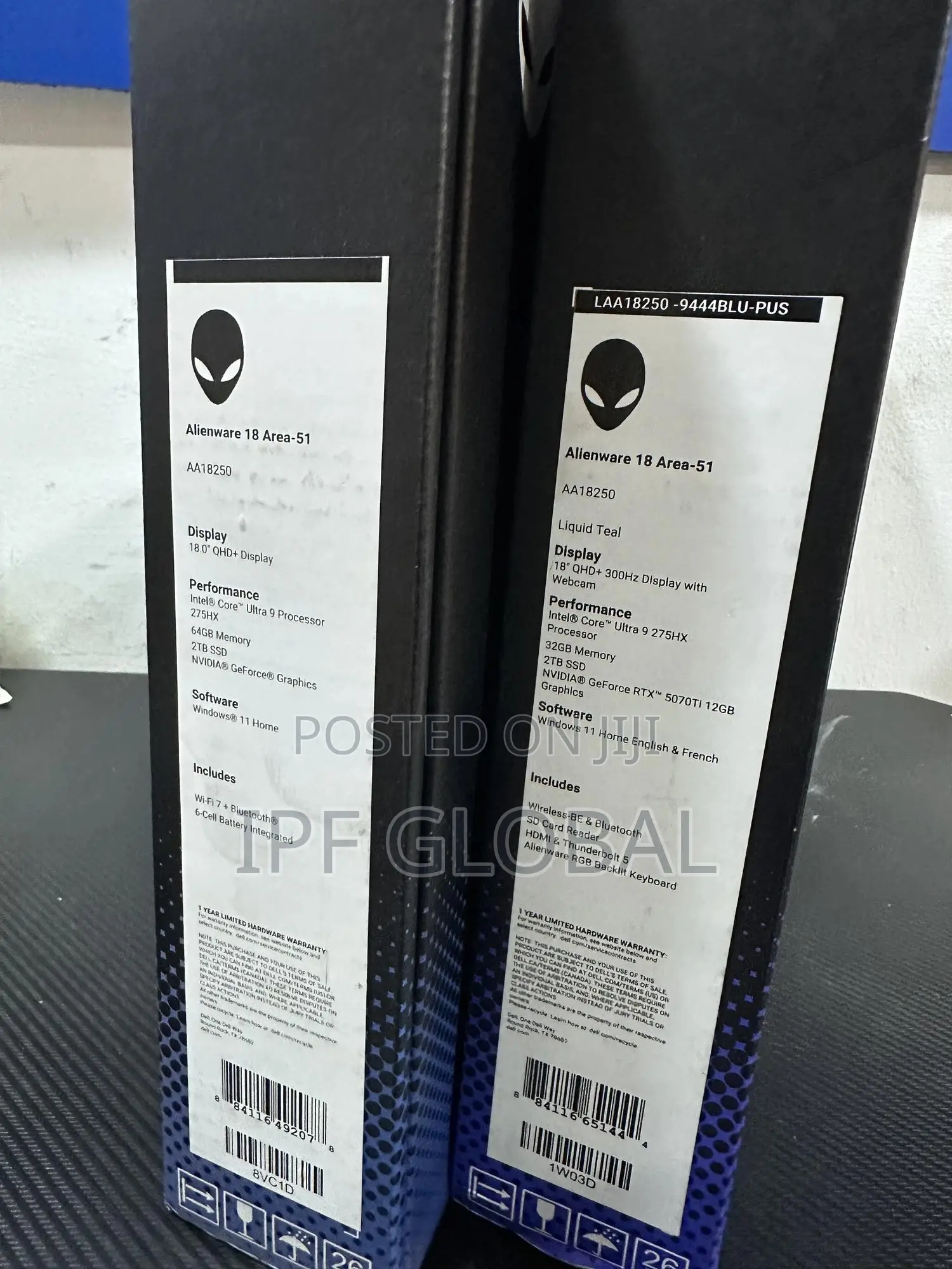 New Laptop Dell Alienware 18 Area-51 32GB Intel Core Ultra 9 SSD 2T