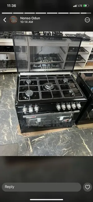 5 Burner Gas Standing Cooker With Warranty