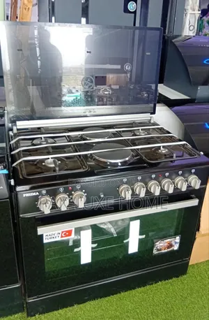 6 Burner Electric and Gas Standing Cooker With Warranty