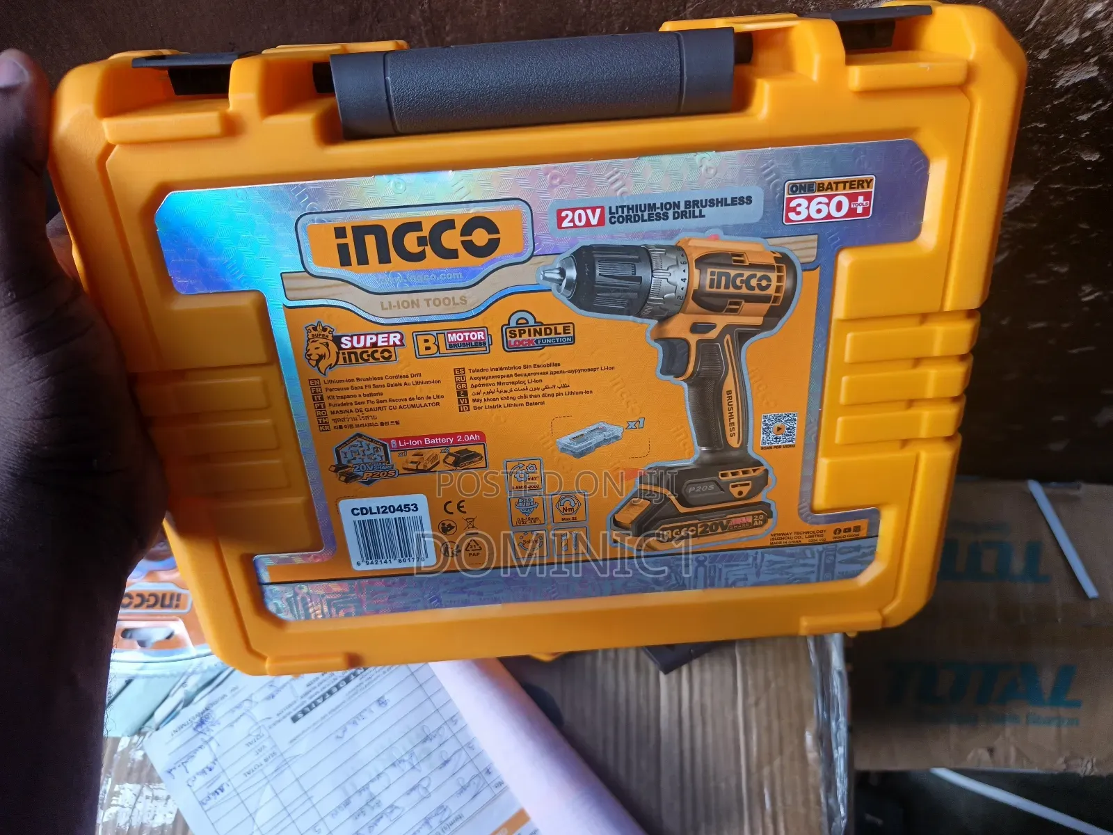 Ingco Cordless Drill Machine Brushless