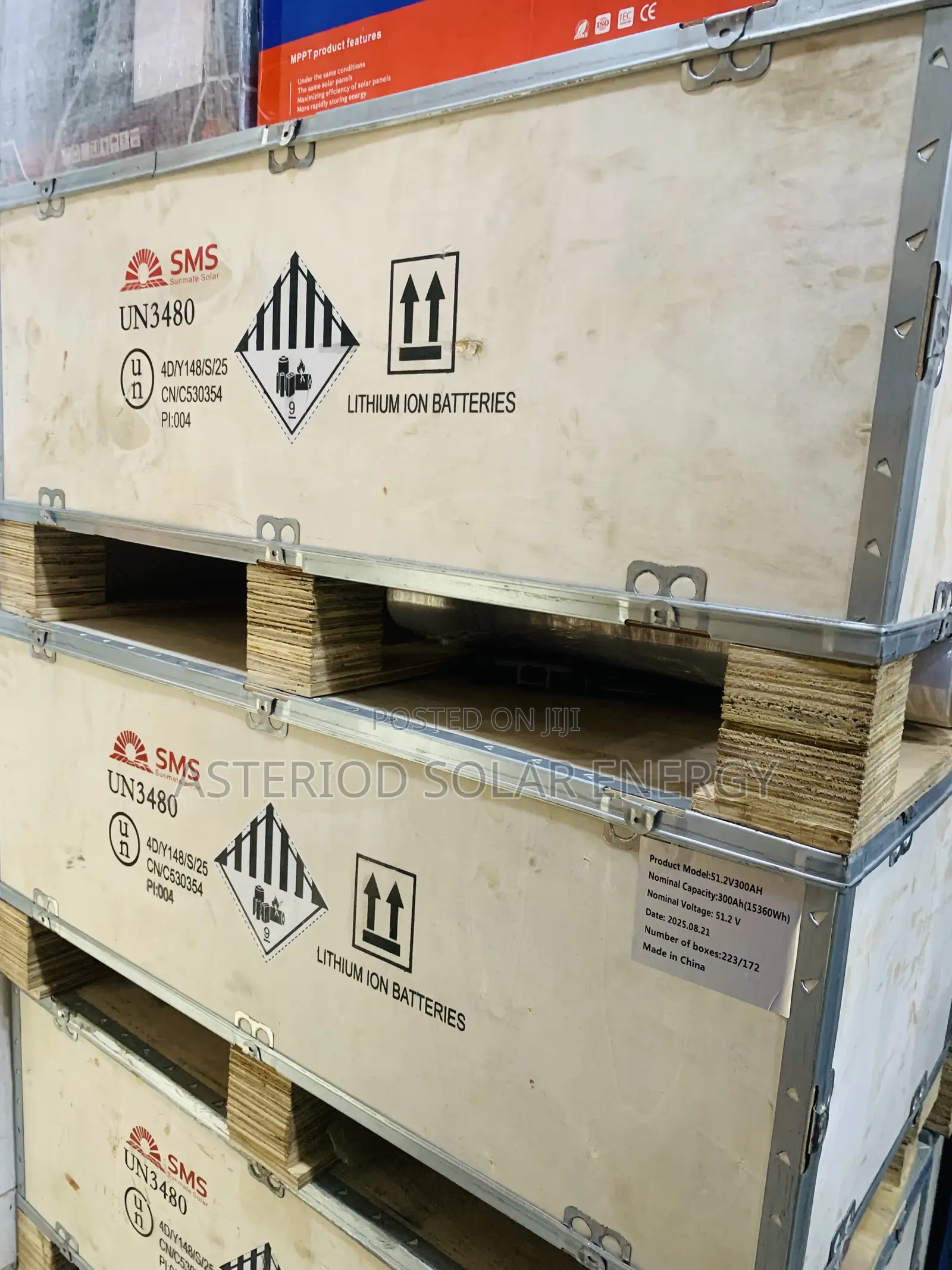 15kwh 51.2v SMS Lithium Ion Battery