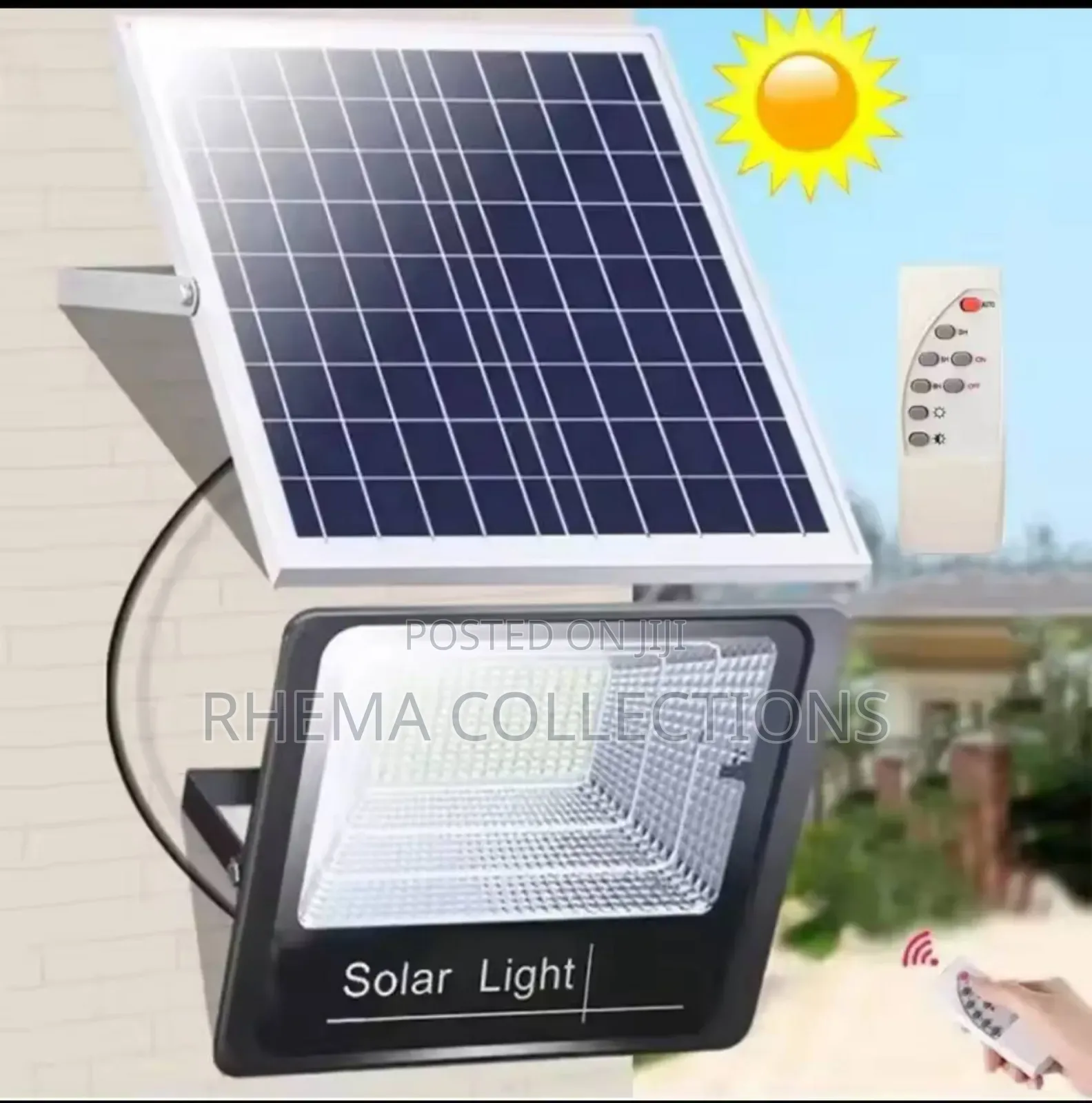 Solar Flood Light With Remote