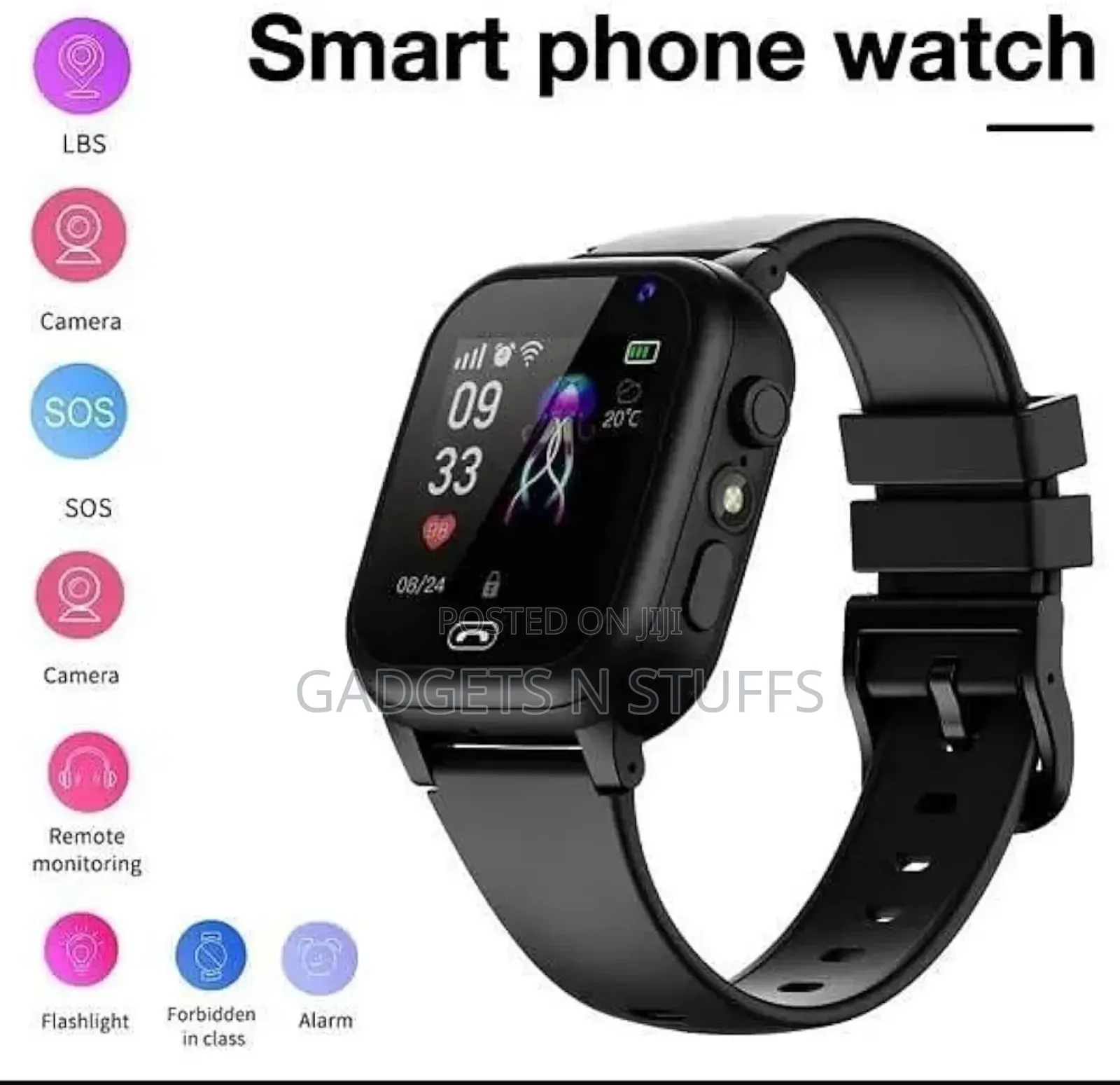 Smartbarry C005 Sim Enabled Kids GPS Tracker Smartwatch