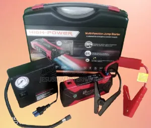 4-in-1 Car Jump Starter With Air Compressor & 4 Usb For Charging