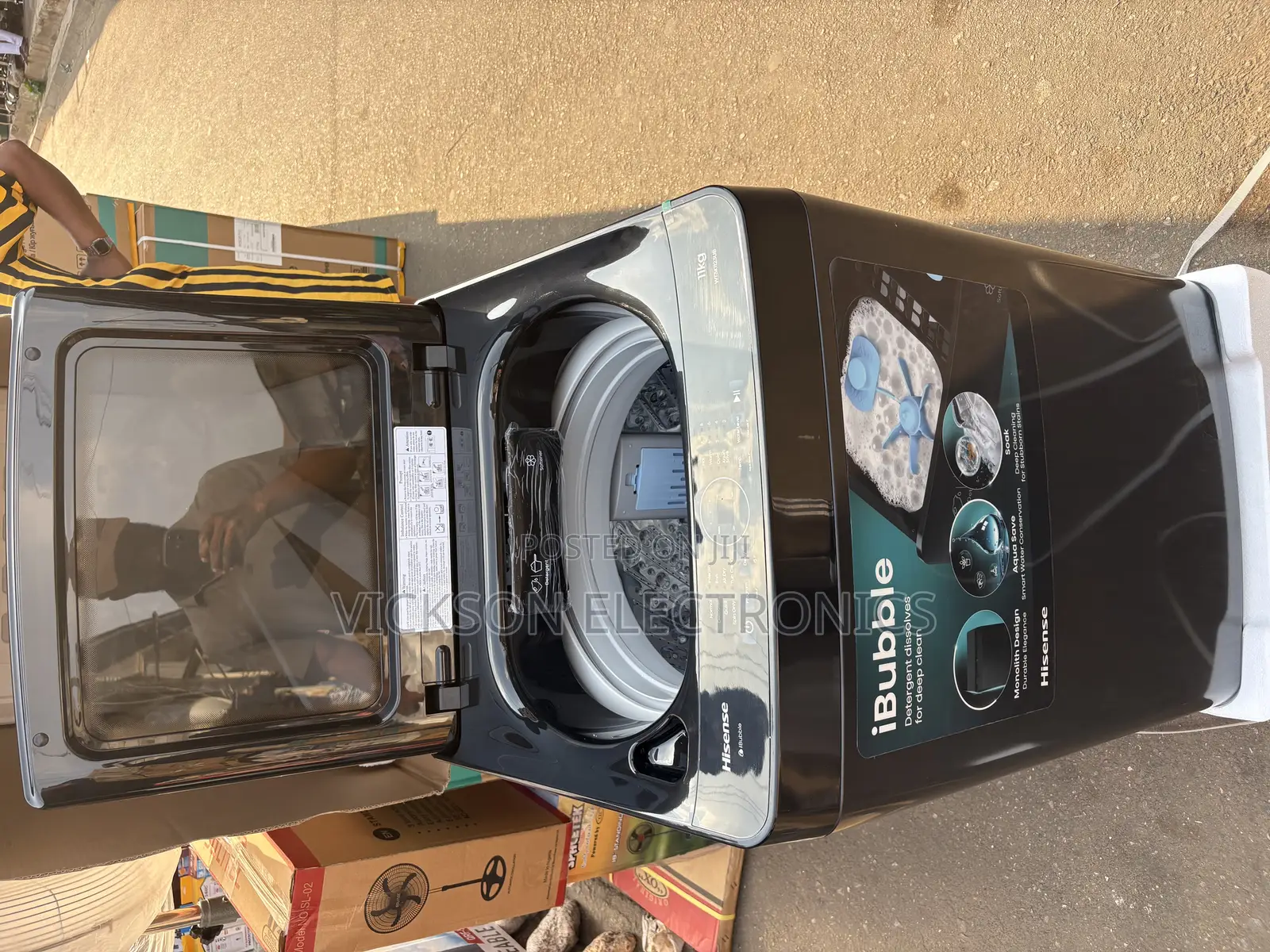 Hisense 11kg Top Loader Automatic Washing Machine Inverter