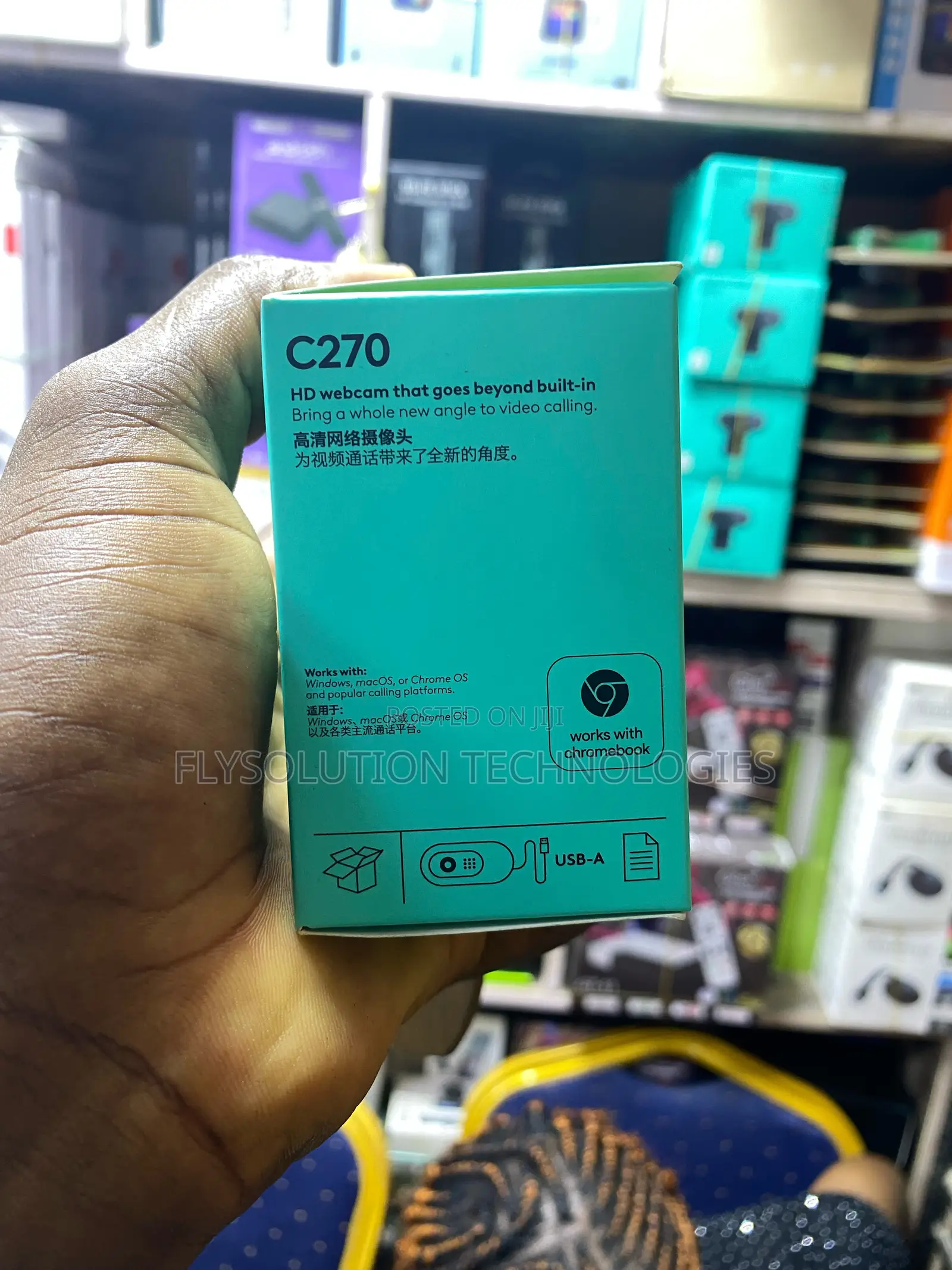 Logitech C270 Hd 720p 30fps Webcam