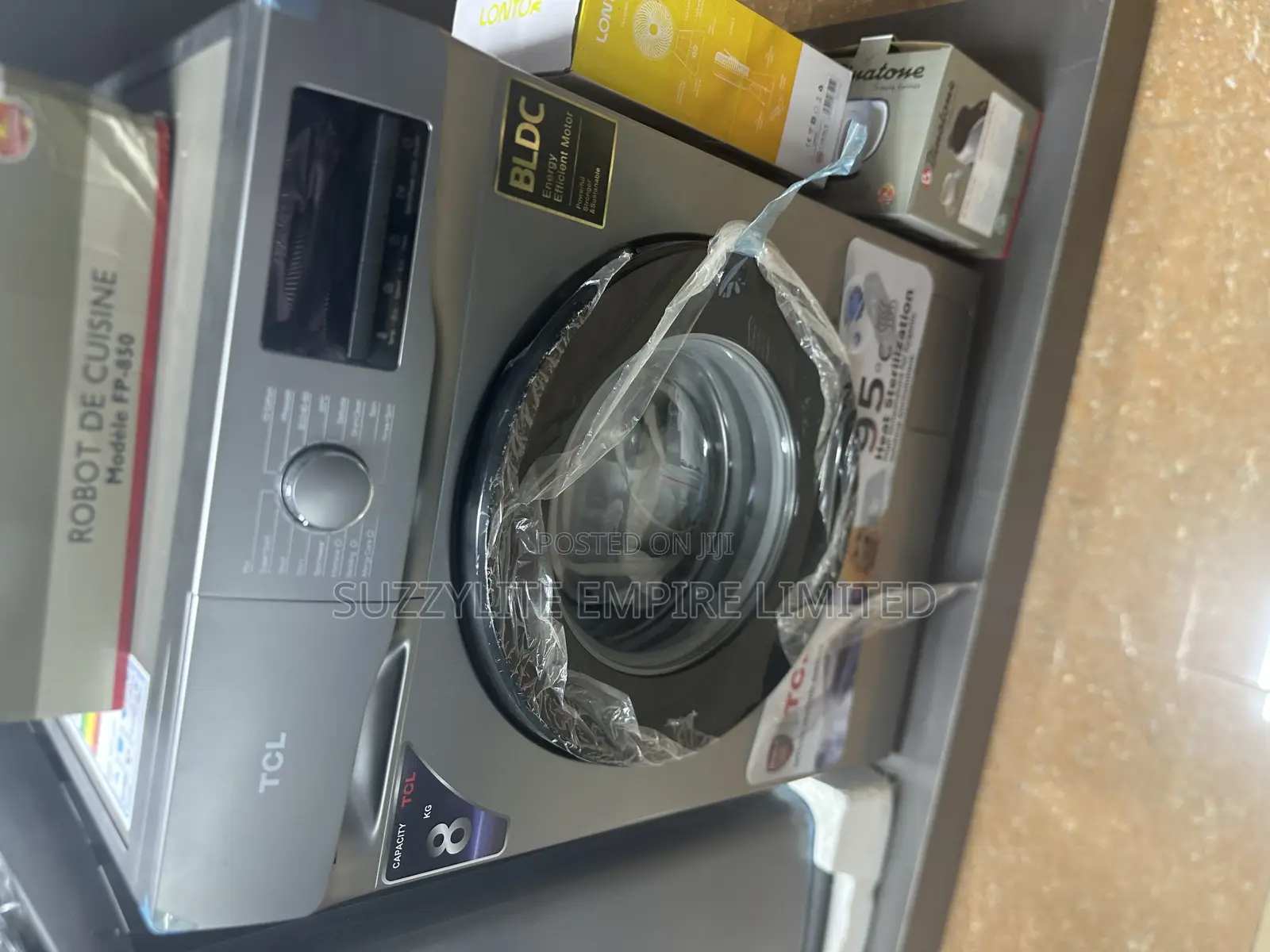 TCL 8kg Front Loader Washing Machine Wash and Spin Automatic