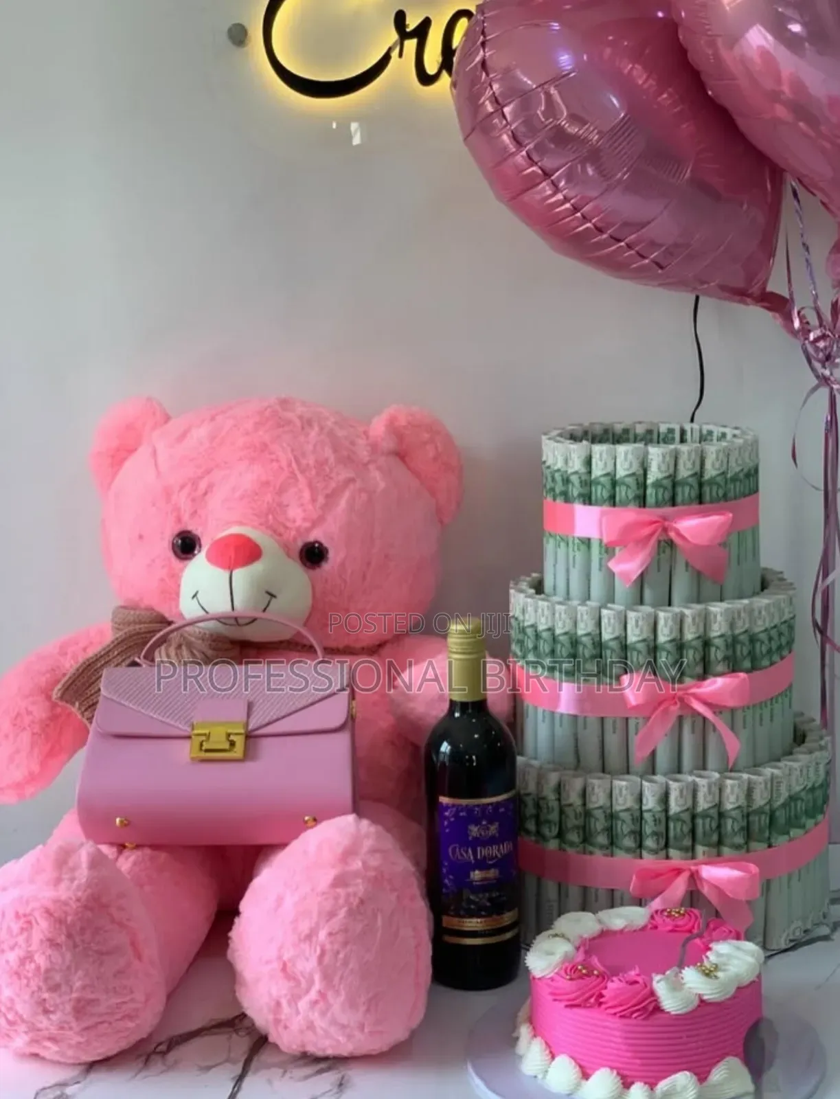 Surprise Red Teddy Bear and Gift, Lagos or Ogun