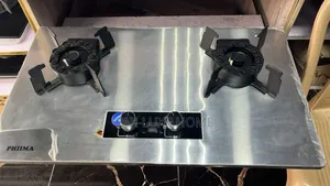 2 Burner Stainless Steel Flip Up