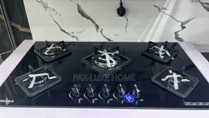 5 Burner Glass Star Sitter Cooker Hob With Warranty