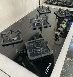 5 Burner Glass Star Sitter Cooker Hob With Warranty
