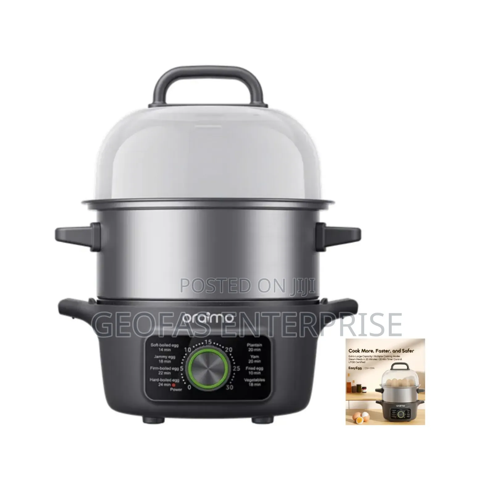 Oraimo Easyegg Double-Layer Electric Egg Egg Steamer