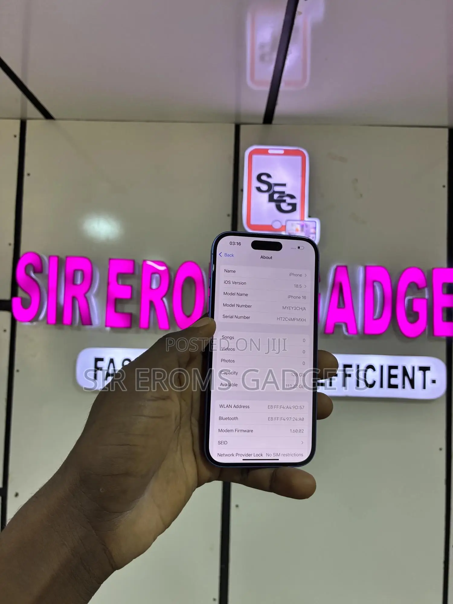 Apple iPhone 16 128 GB Blue