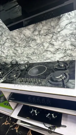 5 Burner Electric and Gas Cooker Hob With Warranty