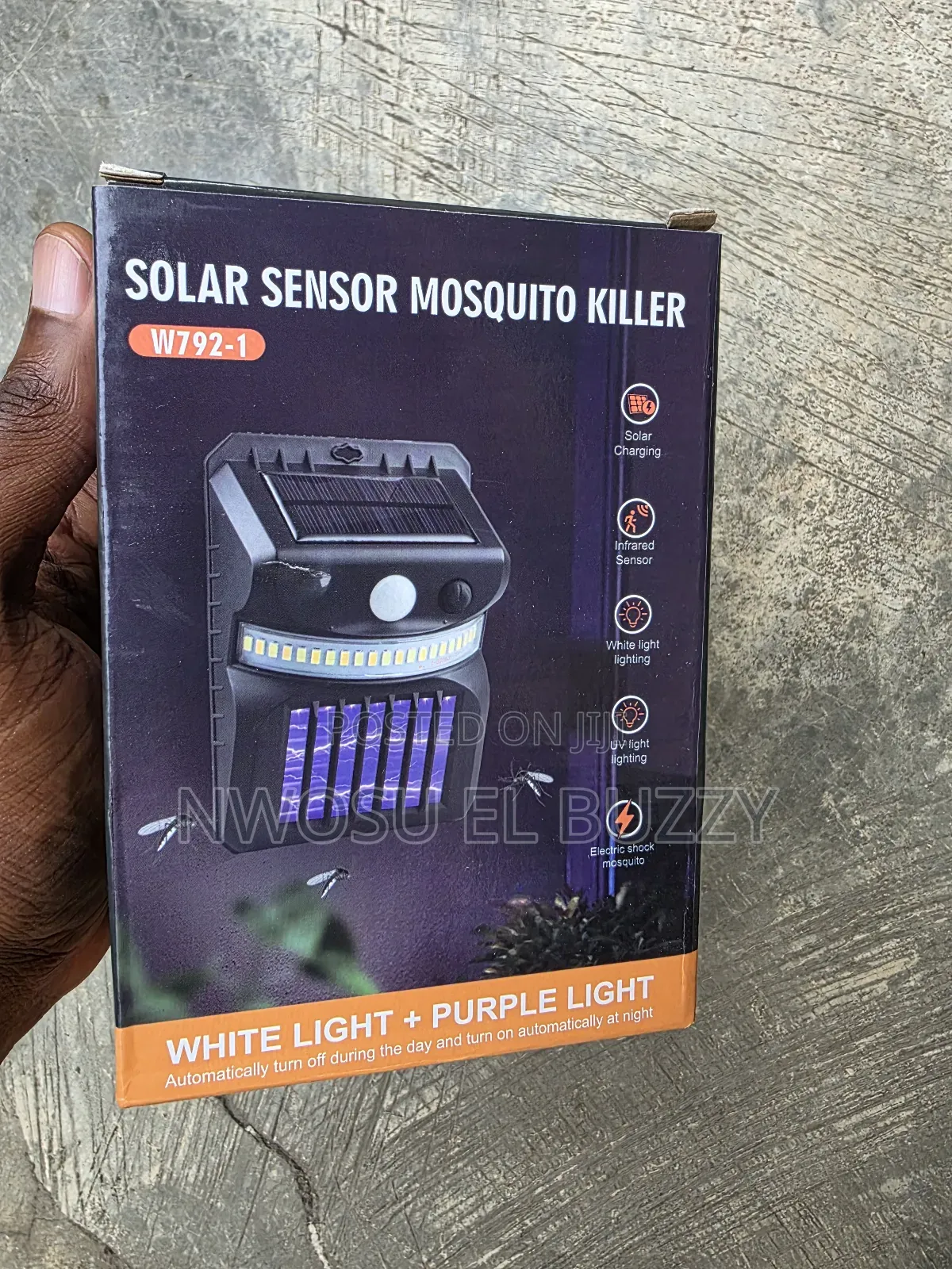 Solar-powered Mosquito Killer And Outdoor Wall Light