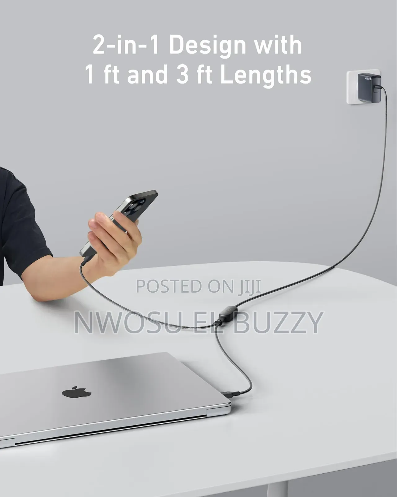 Anker 2-in-1 Usb-c To Usb-c Cable