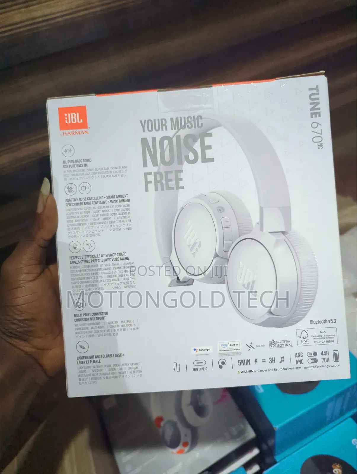 JBL Tune 670 Nc Headset