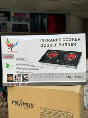 Humblebird Double Infrared Hot Plate Cooker With Digital Touchscreen