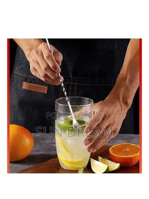 Mix Spoon Cocktail Mixer Milk Tea Stirring Rod
