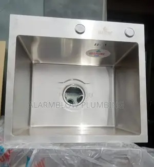 Single-Bowl Stainless Steel Kitchen Sink.