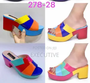 Ladies Elegant Wedge-Yellow