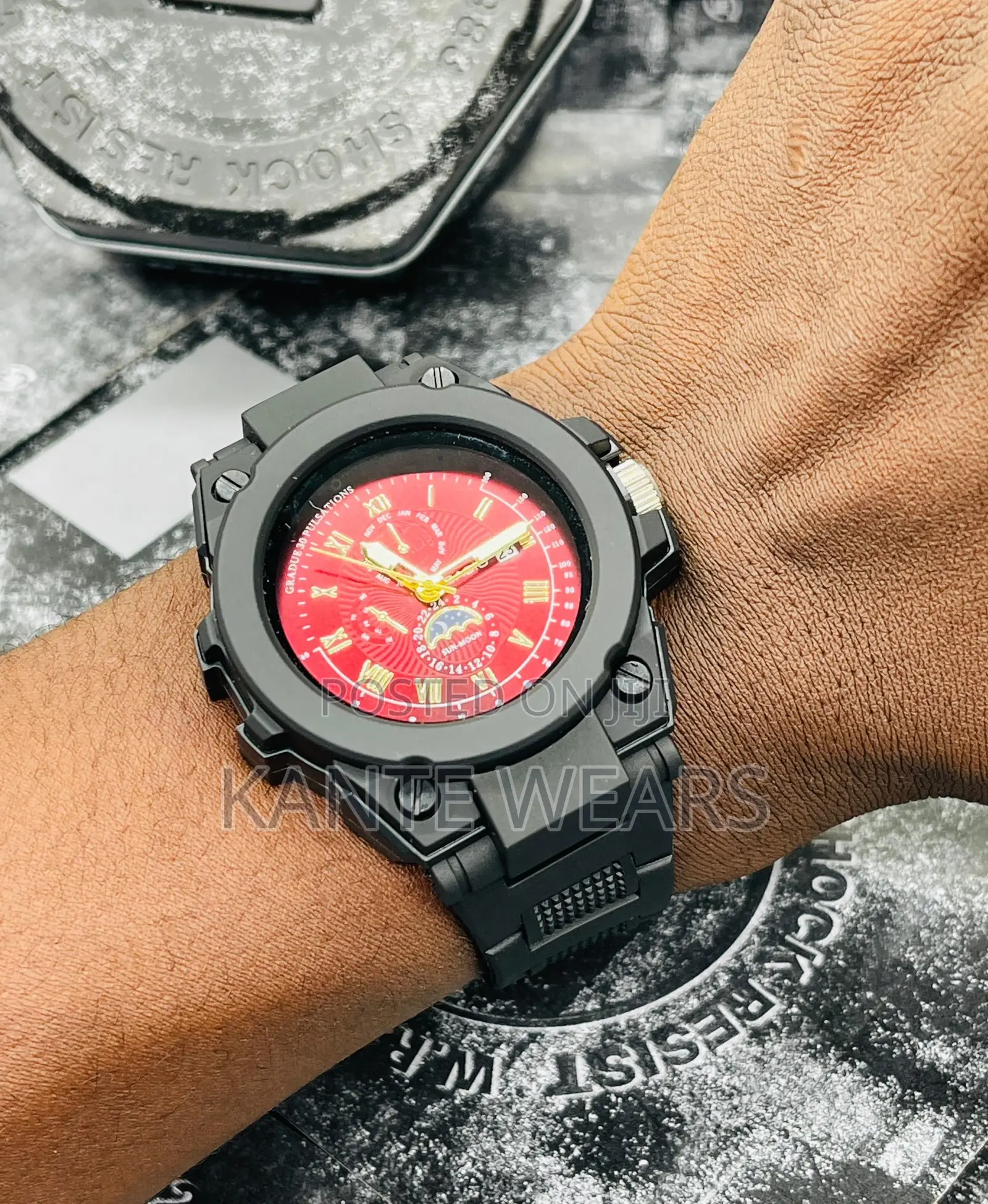 Gshock Casio Quartz Rubber Wristwatch