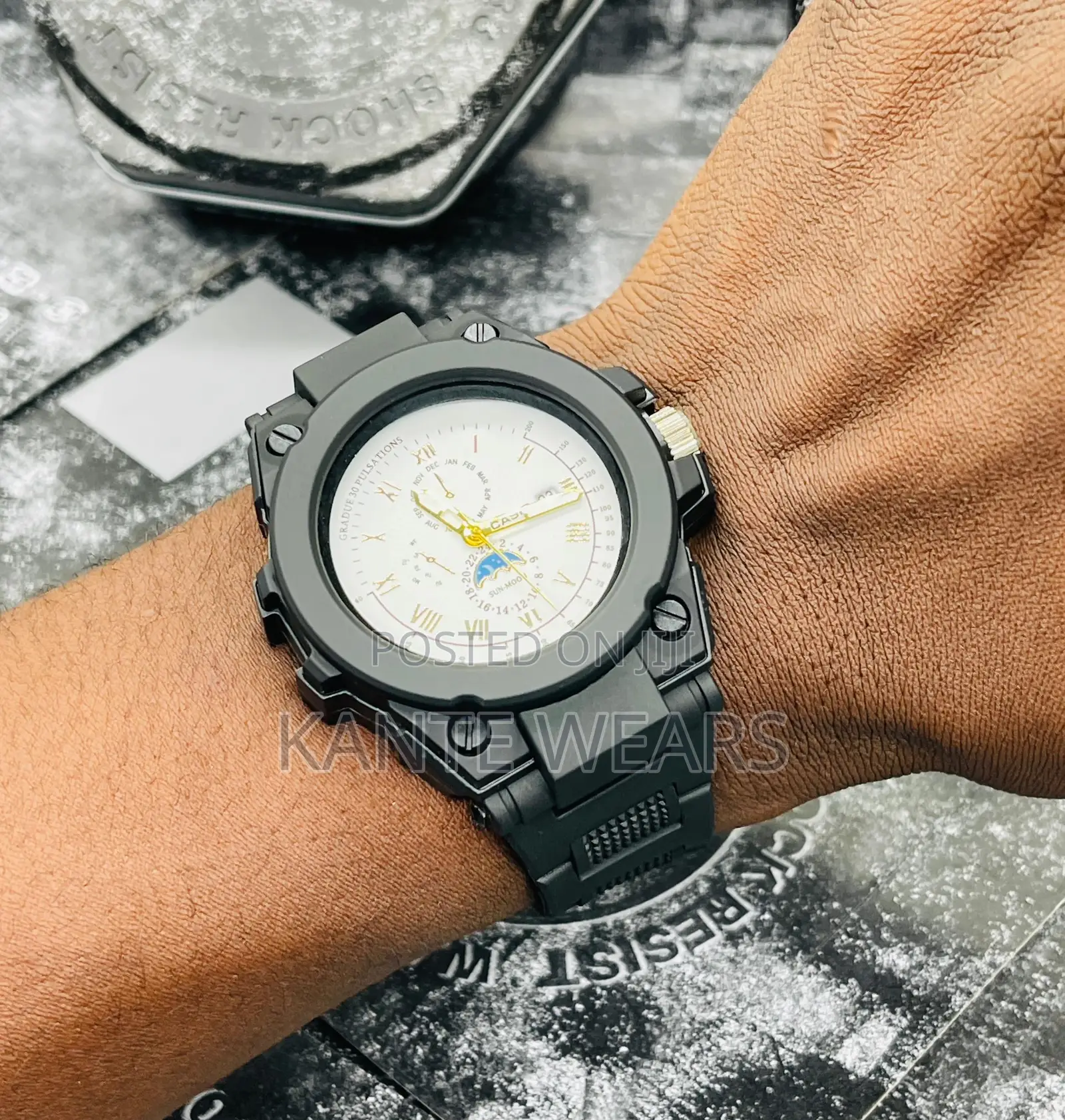 Gshock Casio Quartz Rubber Wristwatch