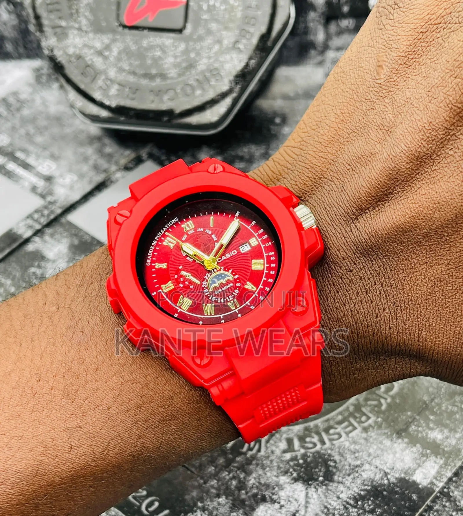 Gshock Casio Quartz Rubber Wristwatch