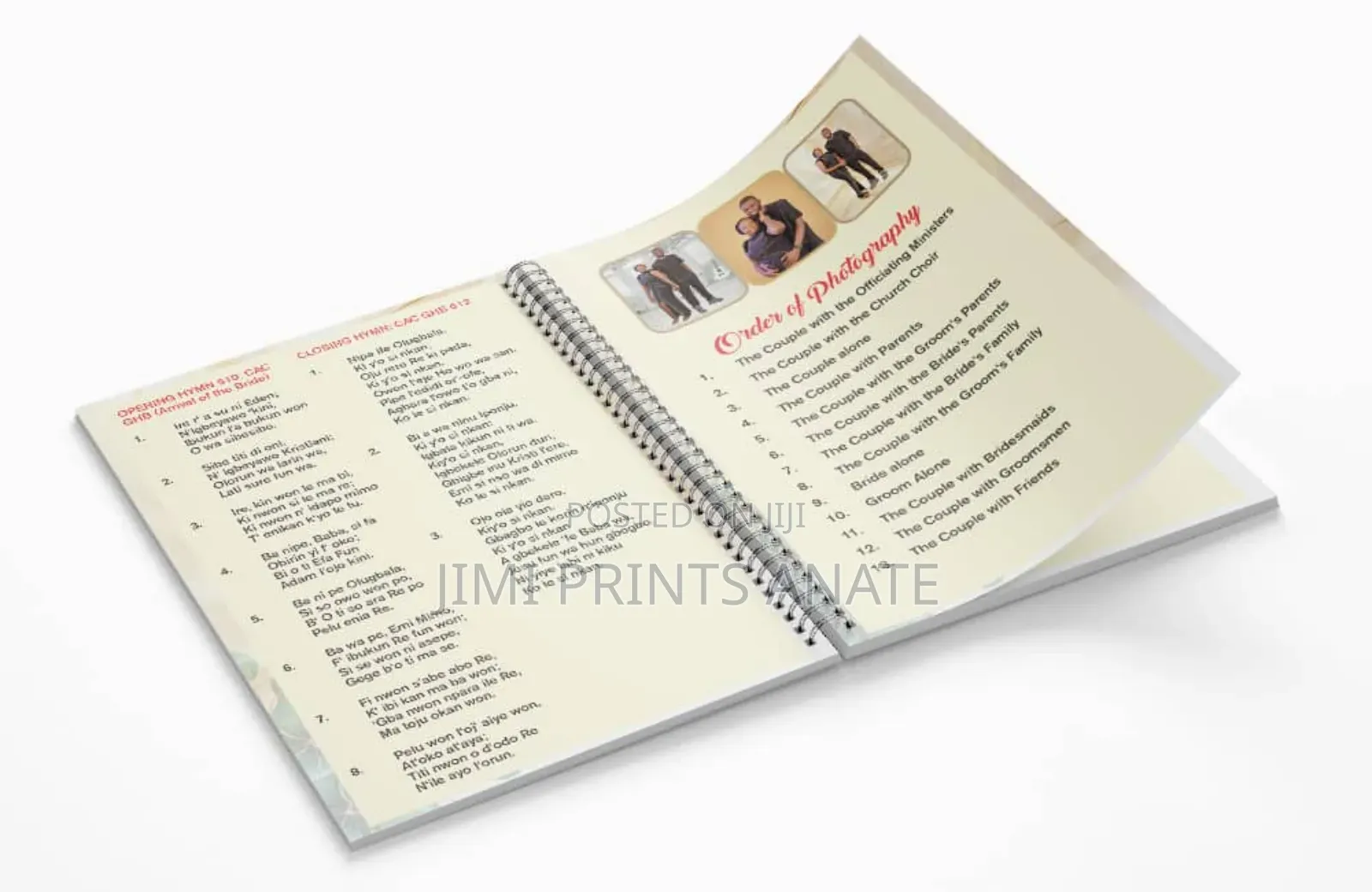 Program and Jotter