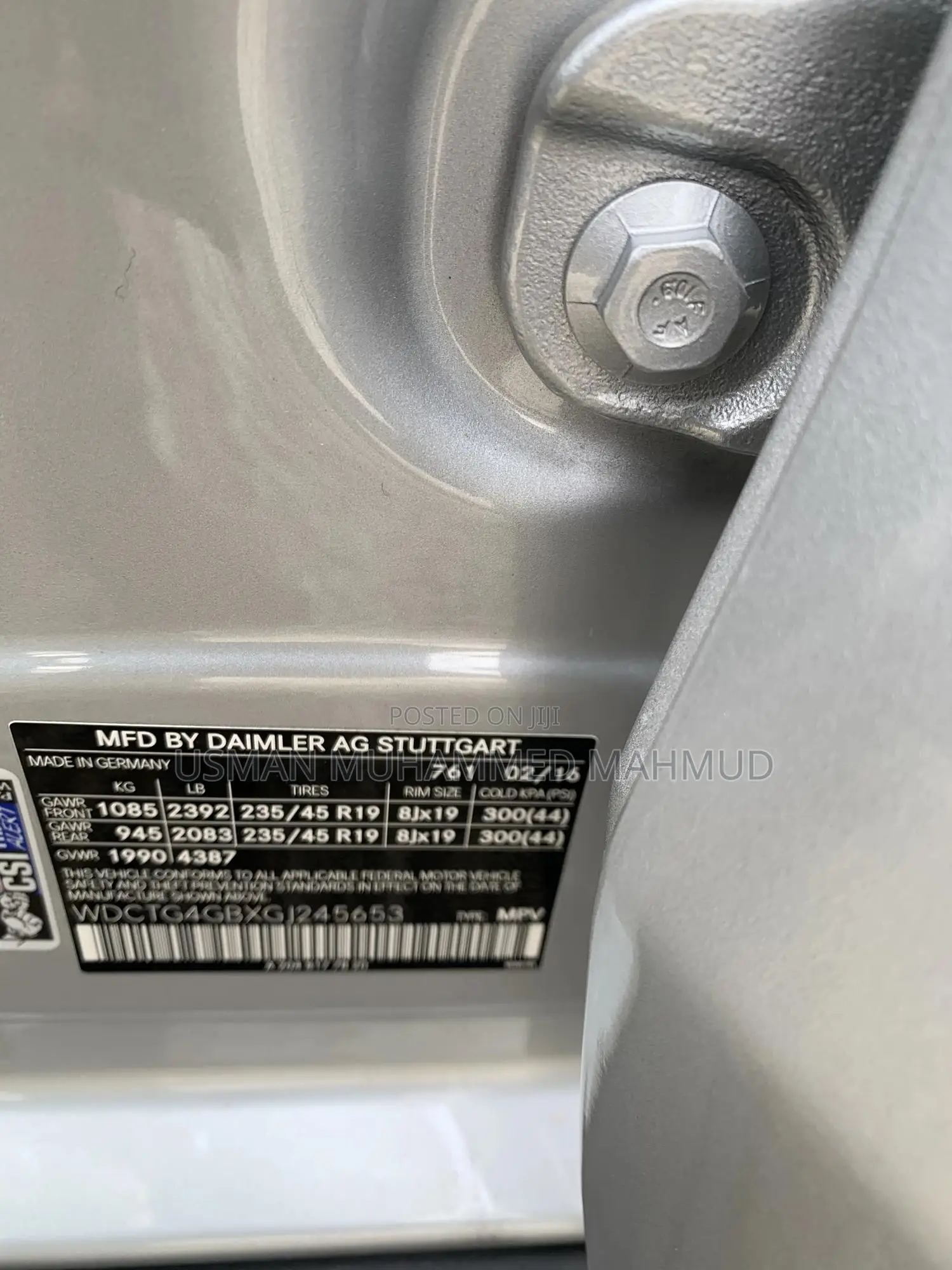 2016 Mercedes Benz Gla