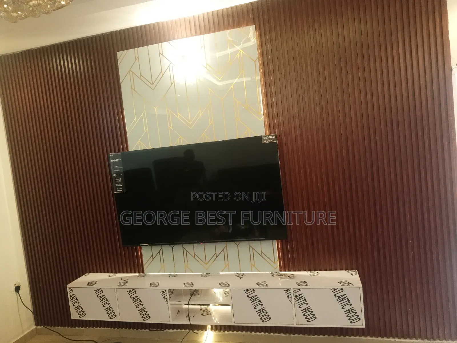 Wall Panel and Floating Tv Console