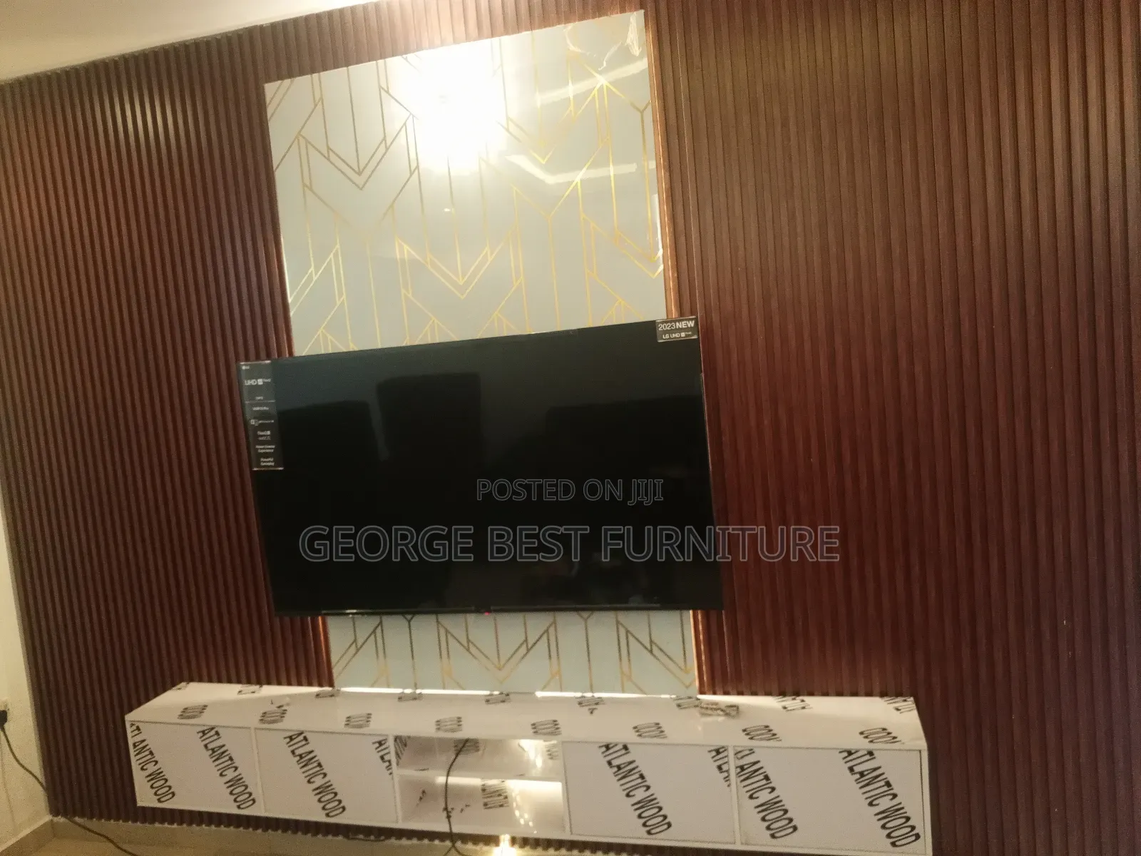 Wall Panel and Floating Tv Console