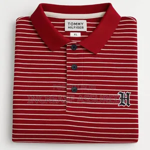 High Quality Tommy Hifiger Collar Neck Tshirt