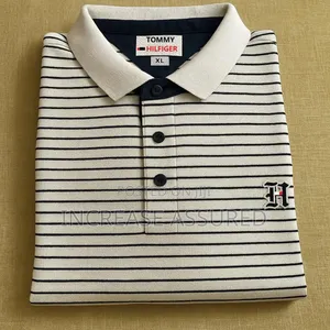 High Quality Tommy Hifiger Collar Neck Tshirt