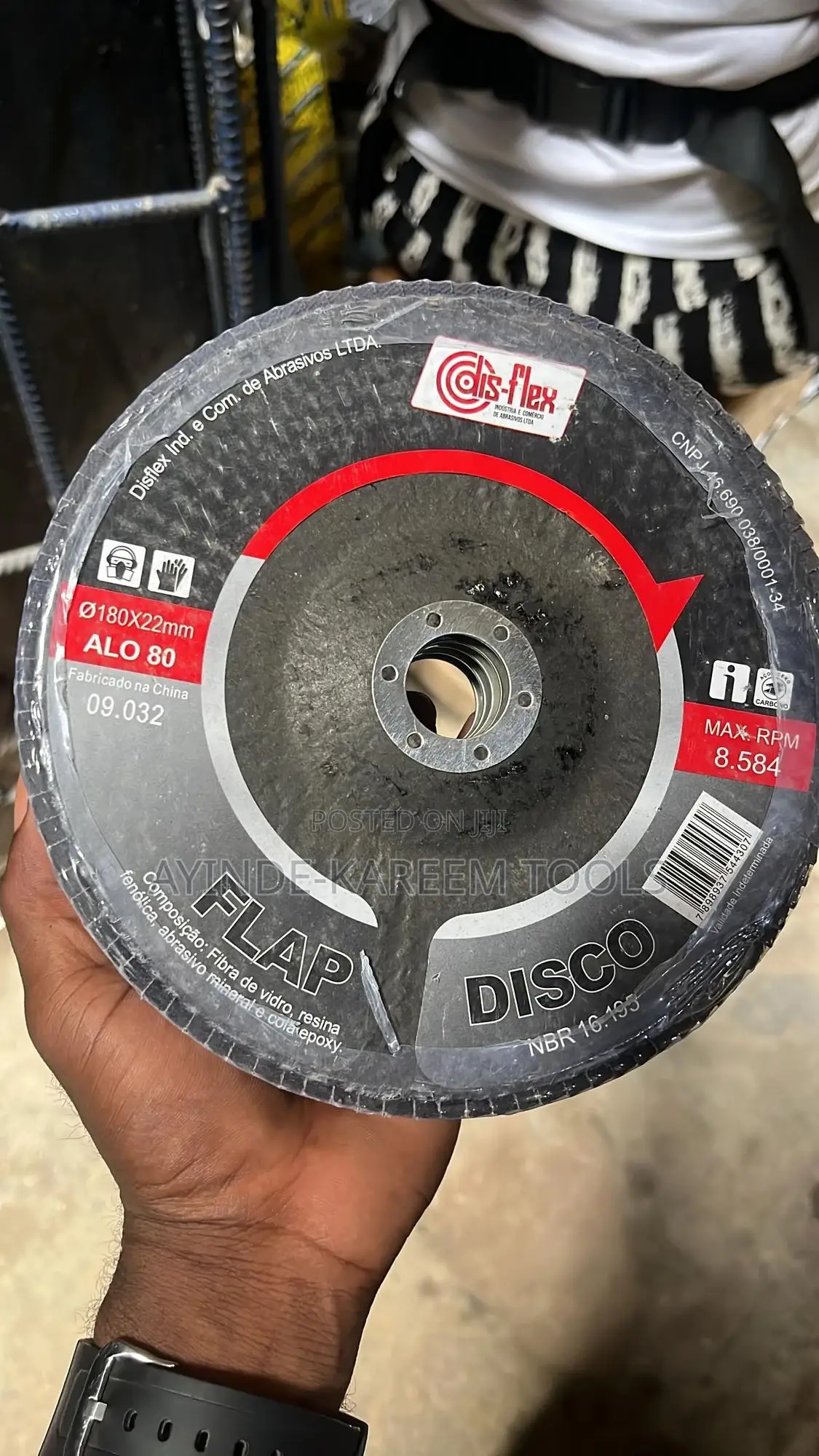 7” Flap Disc (180 X 22mm)