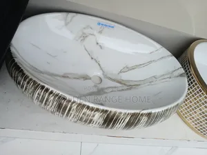 Marble White Countertop Basin