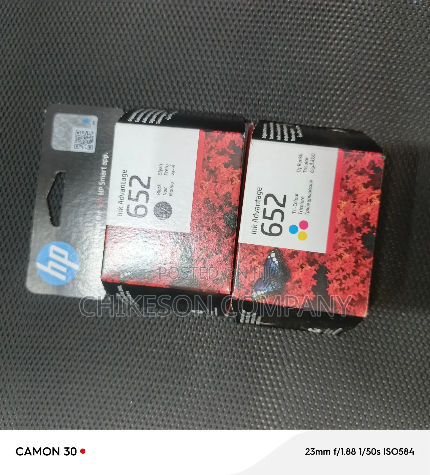 Hp 652 Ink Black and Color