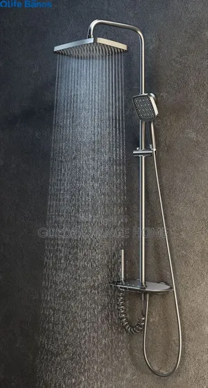 Shower System Dual Head Hot and Cold Mixer Shower Faucet