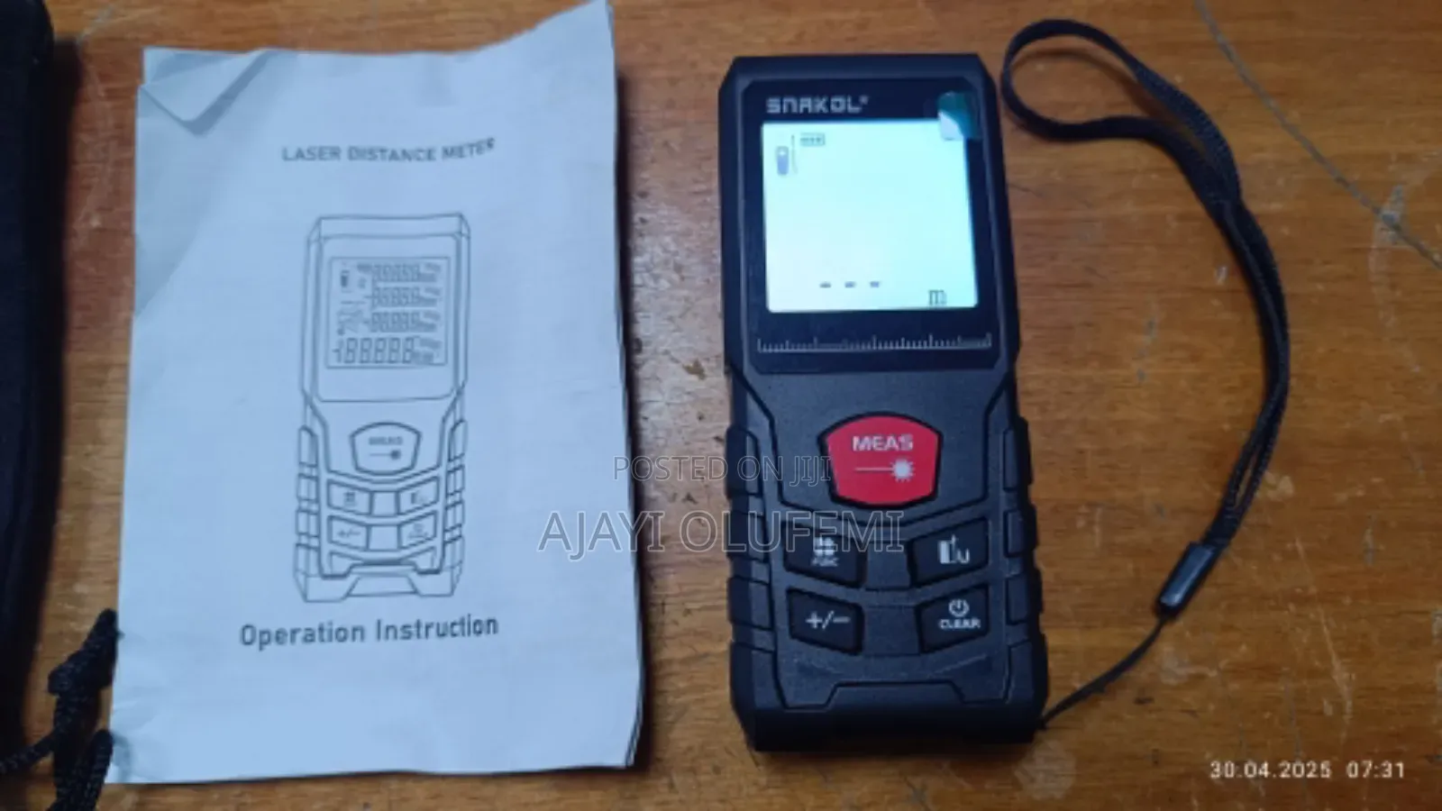 Laser Range Finder (Distance Measurement) Tool