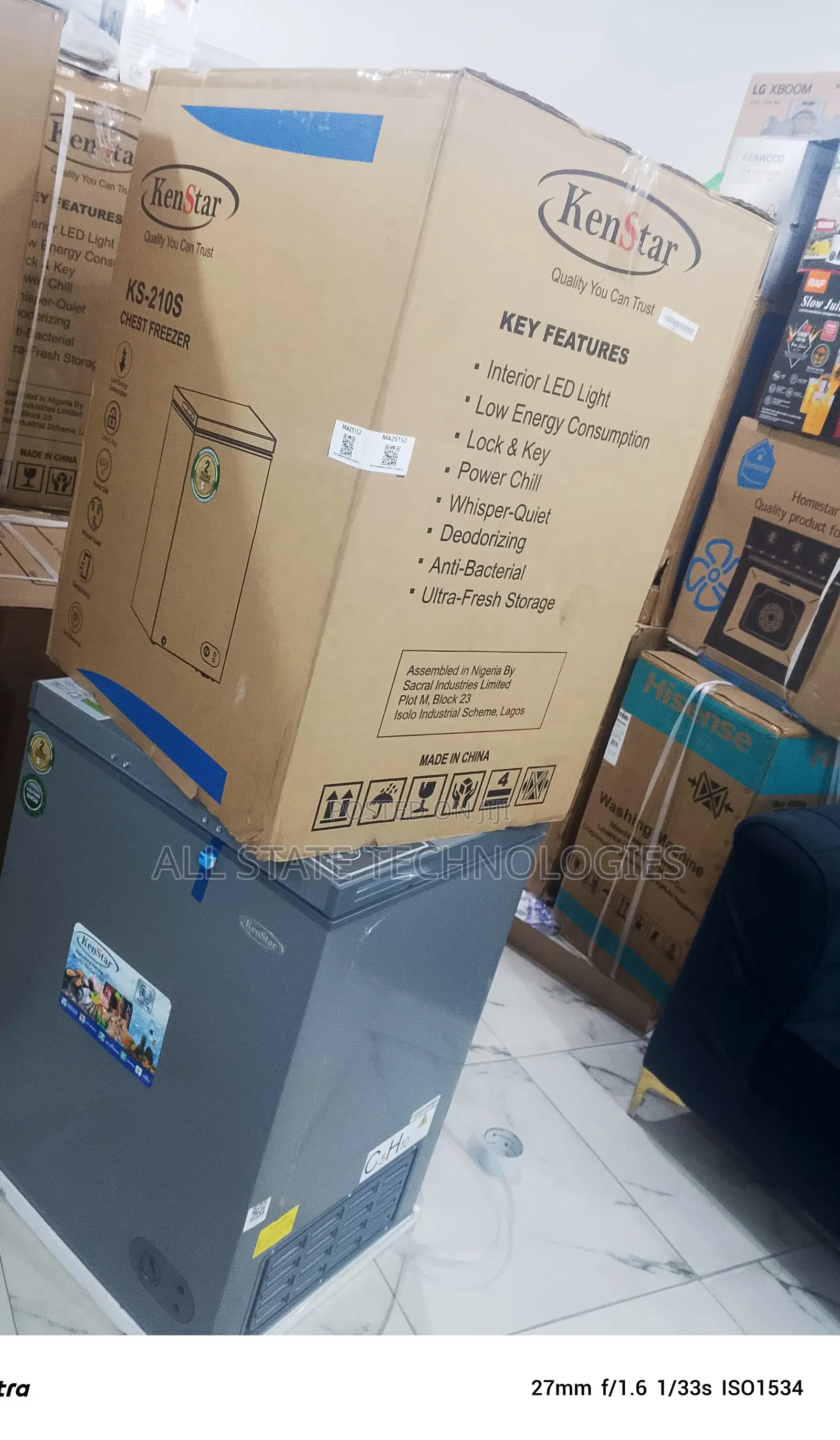 Kenstar Ks-210s Horizontal Freezer